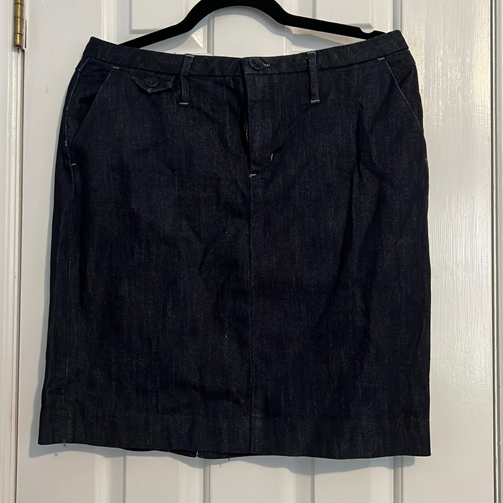 A- line Denim Skirt